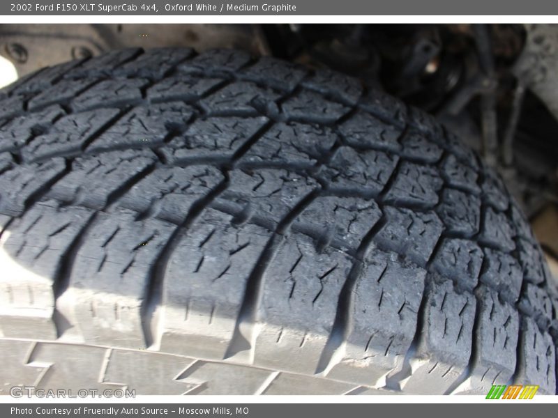 Oxford White / Medium Graphite 2002 Ford F150 XLT SuperCab 4x4