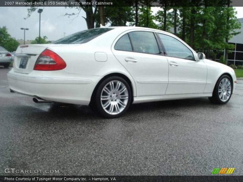 Arctic White / Cashmere 2007 Mercedes-Benz E 350 Sedan