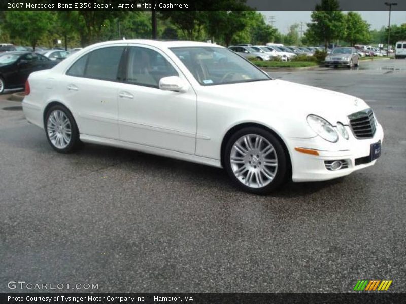 Arctic White / Cashmere 2007 Mercedes-Benz E 350 Sedan