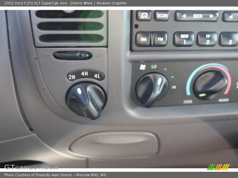 Oxford White / Medium Graphite 2002 Ford F150 XLT SuperCab 4x4