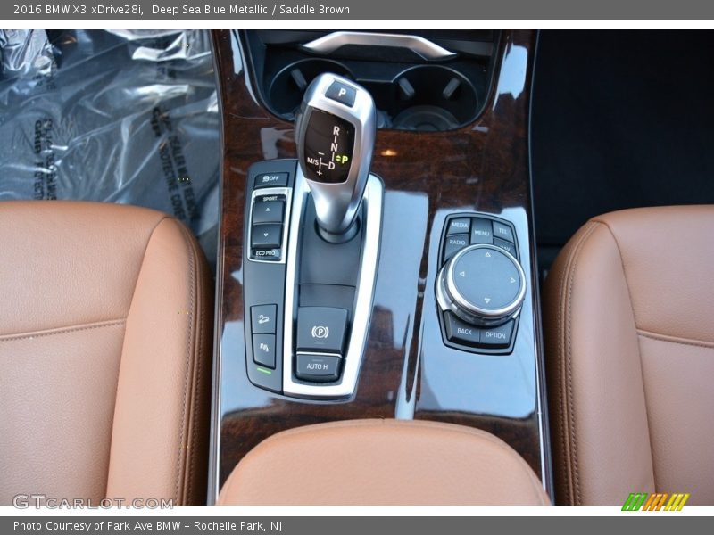Deep Sea Blue Metallic / Saddle Brown 2016 BMW X3 xDrive28i