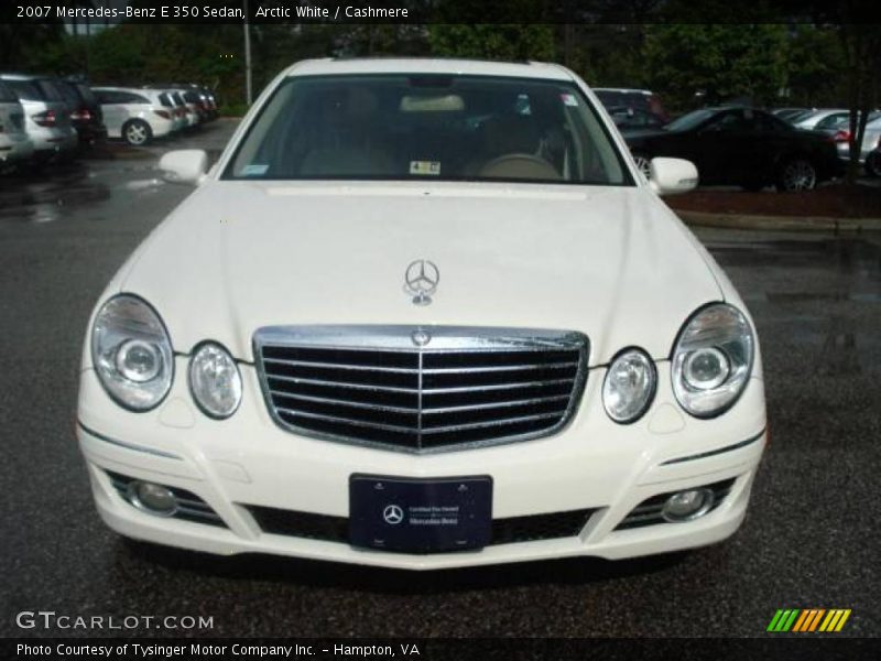 Arctic White / Cashmere 2007 Mercedes-Benz E 350 Sedan