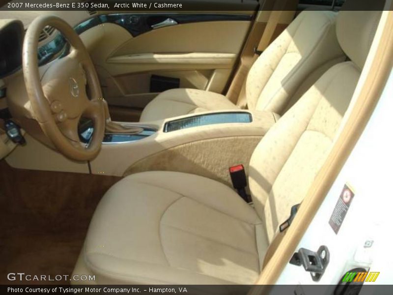 Arctic White / Cashmere 2007 Mercedes-Benz E 350 Sedan