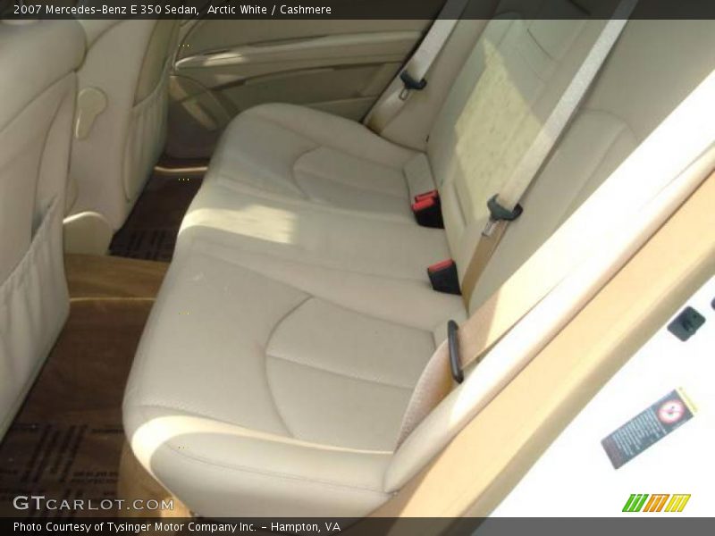 Arctic White / Cashmere 2007 Mercedes-Benz E 350 Sedan