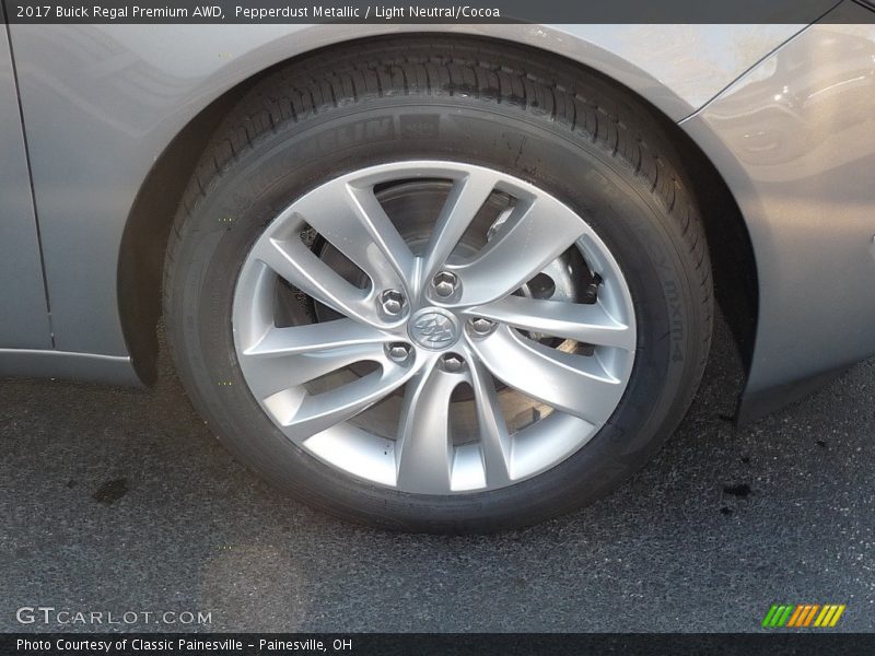 Pepperdust Metallic / Light Neutral/Cocoa 2017 Buick Regal Premium AWD