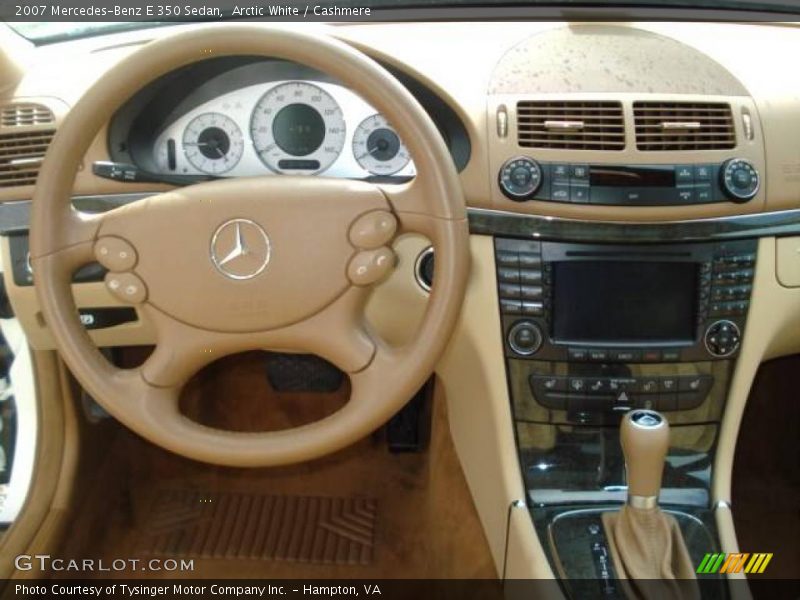 Arctic White / Cashmere 2007 Mercedes-Benz E 350 Sedan