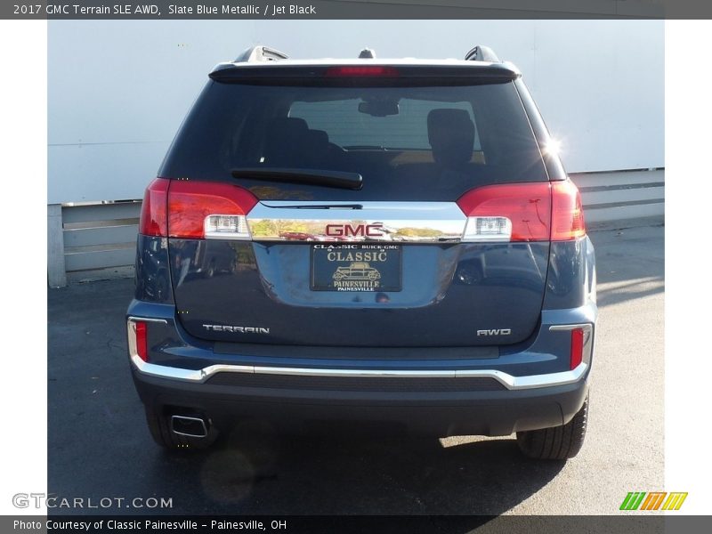 Slate Blue Metallic / Jet Black 2017 GMC Terrain SLE AWD