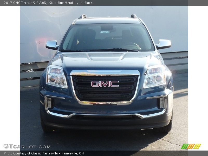 Slate Blue Metallic / Jet Black 2017 GMC Terrain SLE AWD