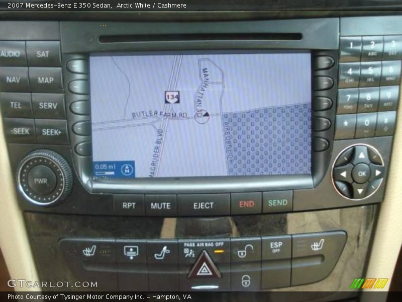 Arctic White / Cashmere 2007 Mercedes-Benz E 350 Sedan
