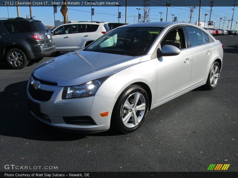 Silver Ice Metallic / Cocoa/Light Neutral 2012 Chevrolet Cruze LT