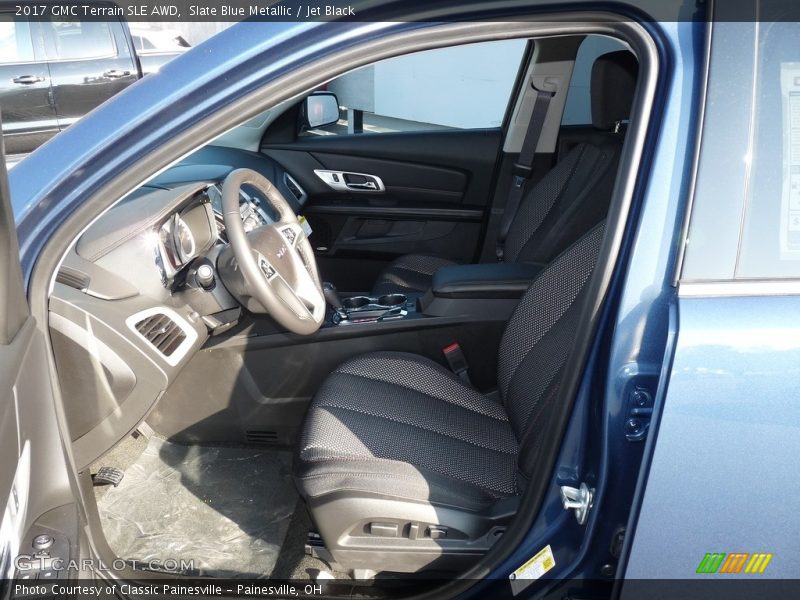 Slate Blue Metallic / Jet Black 2017 GMC Terrain SLE AWD