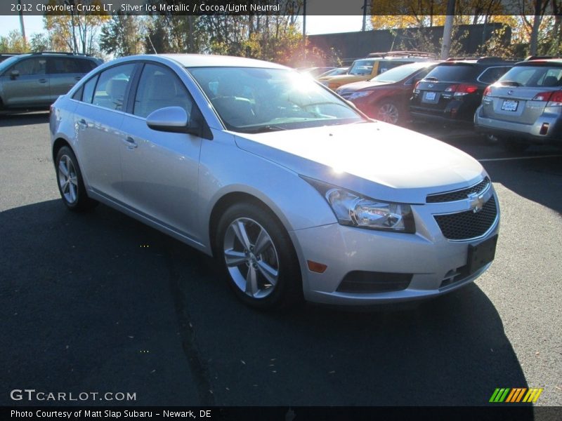 Silver Ice Metallic / Cocoa/Light Neutral 2012 Chevrolet Cruze LT