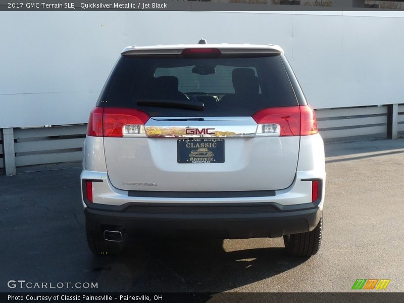 Quicksilver Metallic / Jet Black 2017 GMC Terrain SLE
