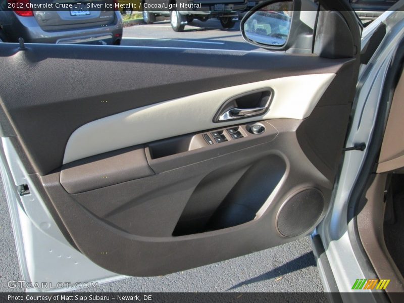 Silver Ice Metallic / Cocoa/Light Neutral 2012 Chevrolet Cruze LT