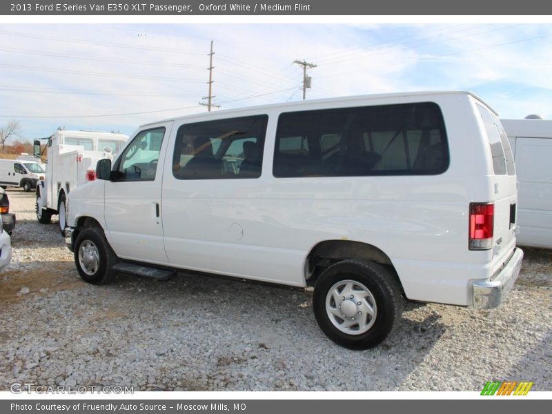 Oxford White / Medium Flint 2013 Ford E Series Van E350 XLT Passenger