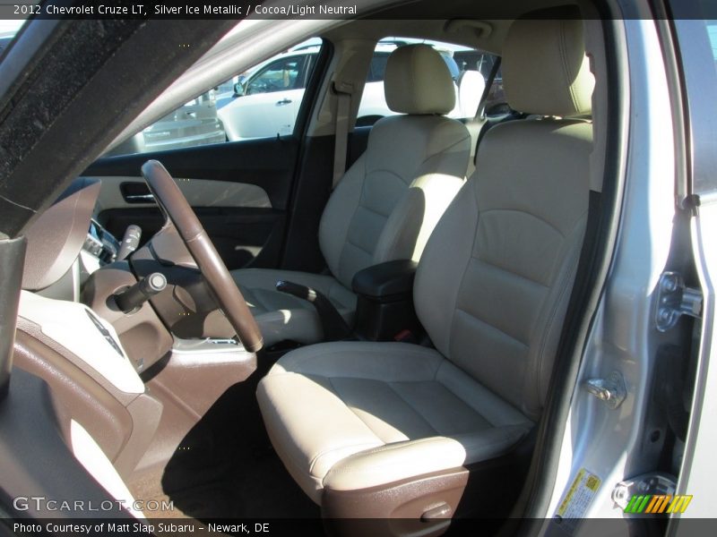 Silver Ice Metallic / Cocoa/Light Neutral 2012 Chevrolet Cruze LT