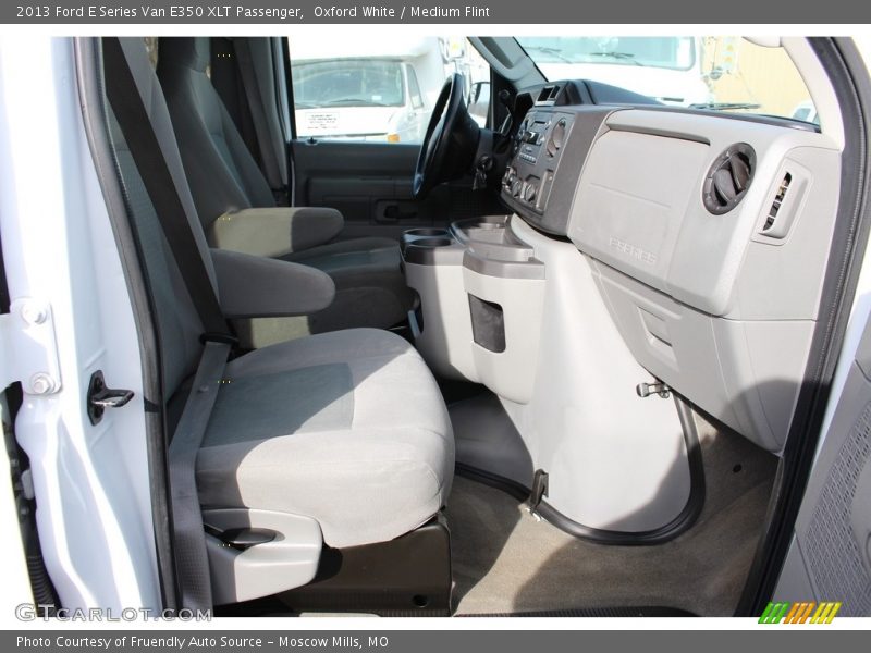 Oxford White / Medium Flint 2013 Ford E Series Van E350 XLT Passenger