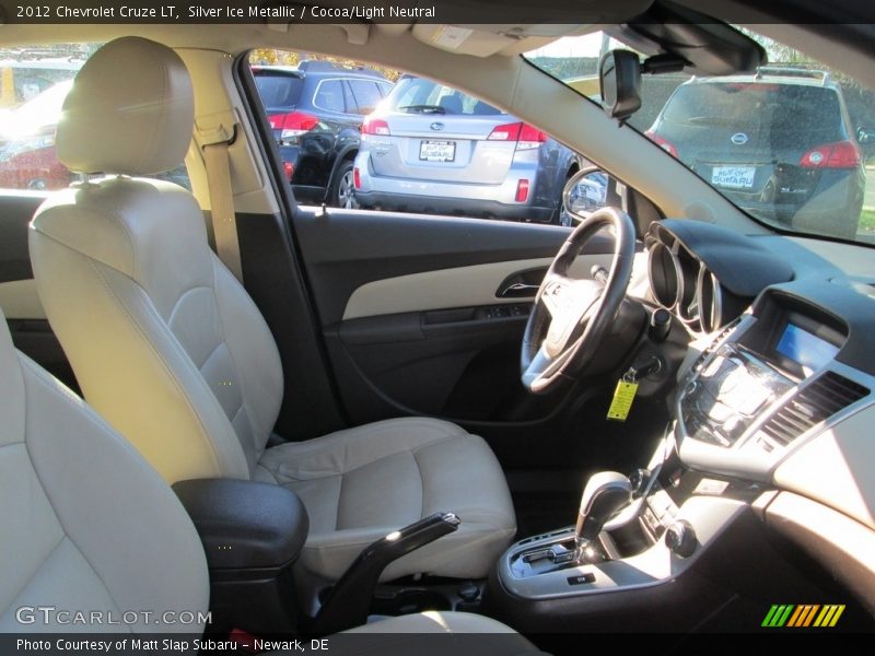 Silver Ice Metallic / Cocoa/Light Neutral 2012 Chevrolet Cruze LT