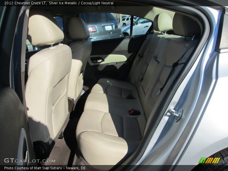 Silver Ice Metallic / Cocoa/Light Neutral 2012 Chevrolet Cruze LT
