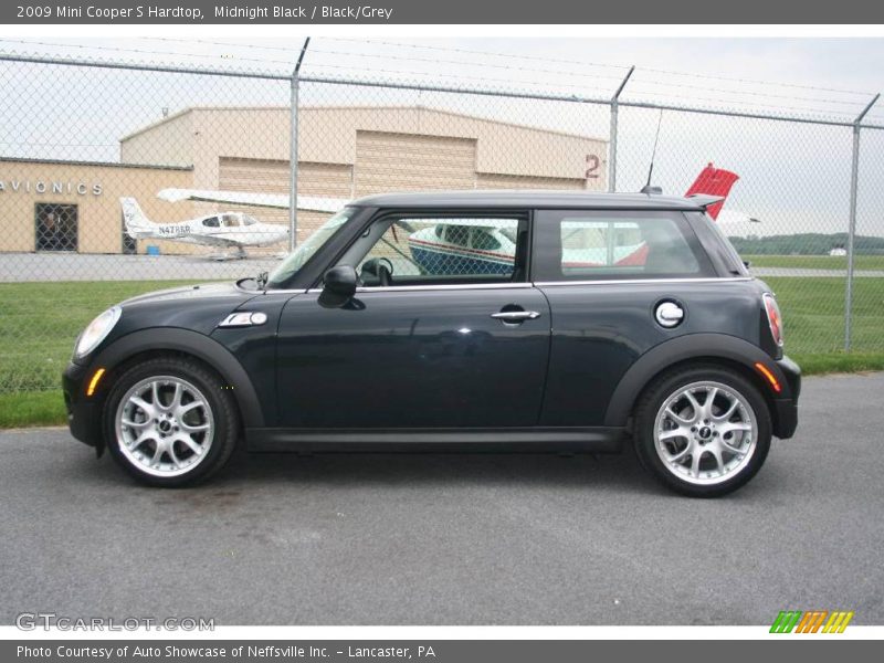 Midnight Black / Black/Grey 2009 Mini Cooper S Hardtop