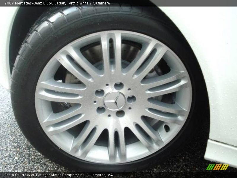 Arctic White / Cashmere 2007 Mercedes-Benz E 350 Sedan