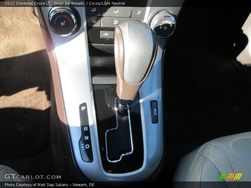 Silver Ice Metallic / Cocoa/Light Neutral 2012 Chevrolet Cruze LT