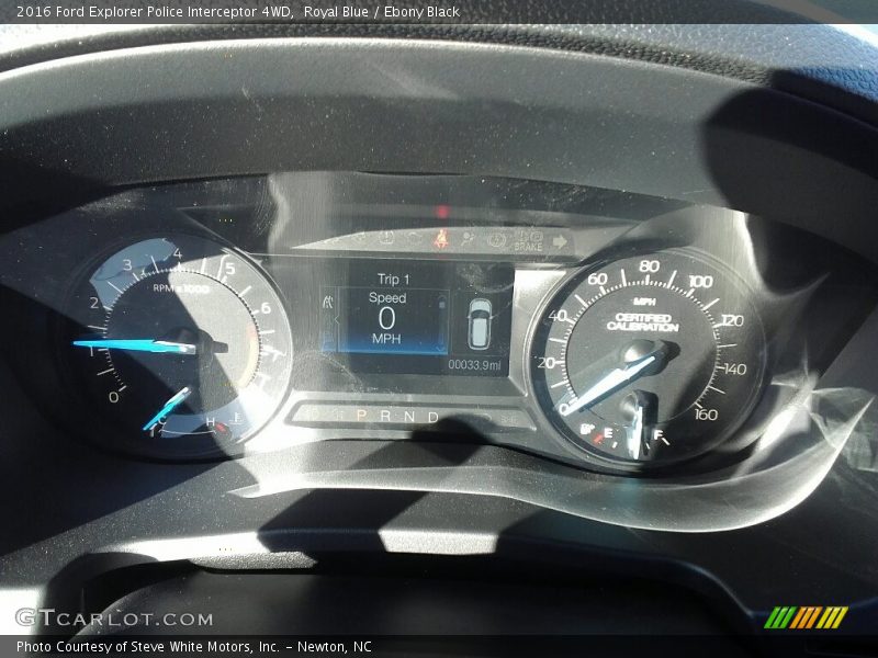 Royal Blue / Ebony Black 2016 Ford Explorer Police Interceptor 4WD