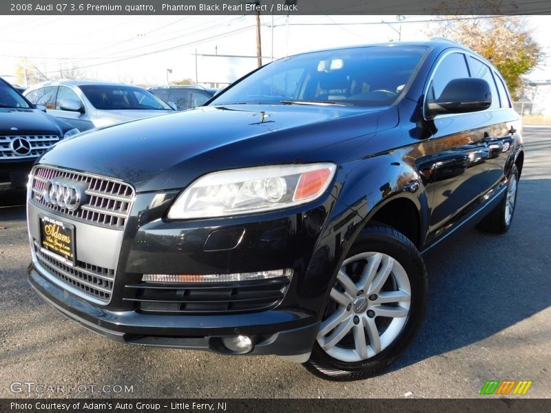 Phantom Black Pearl Effect / Black 2008 Audi Q7 3.6 Premium quattro
