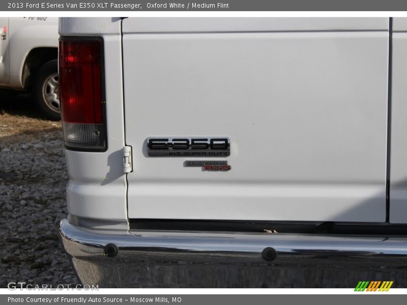 Oxford White / Medium Flint 2013 Ford E Series Van E350 XLT Passenger