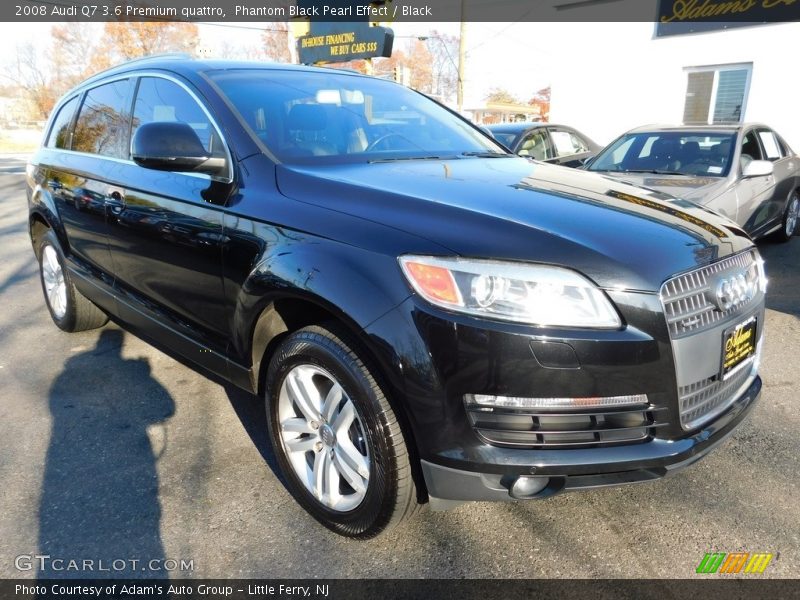 Phantom Black Pearl Effect / Black 2008 Audi Q7 3.6 Premium quattro