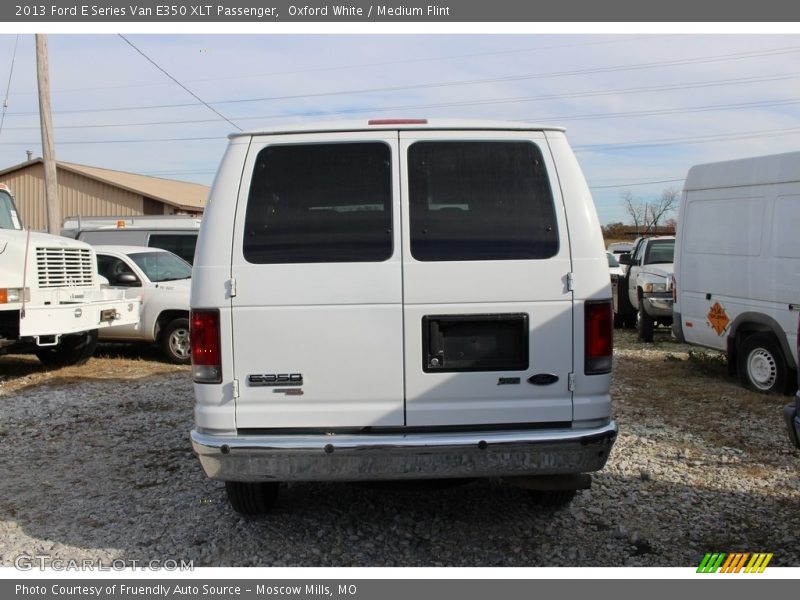 Oxford White / Medium Flint 2013 Ford E Series Van E350 XLT Passenger