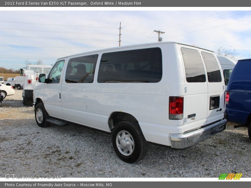 Oxford White / Medium Flint 2013 Ford E Series Van E350 XLT Passenger