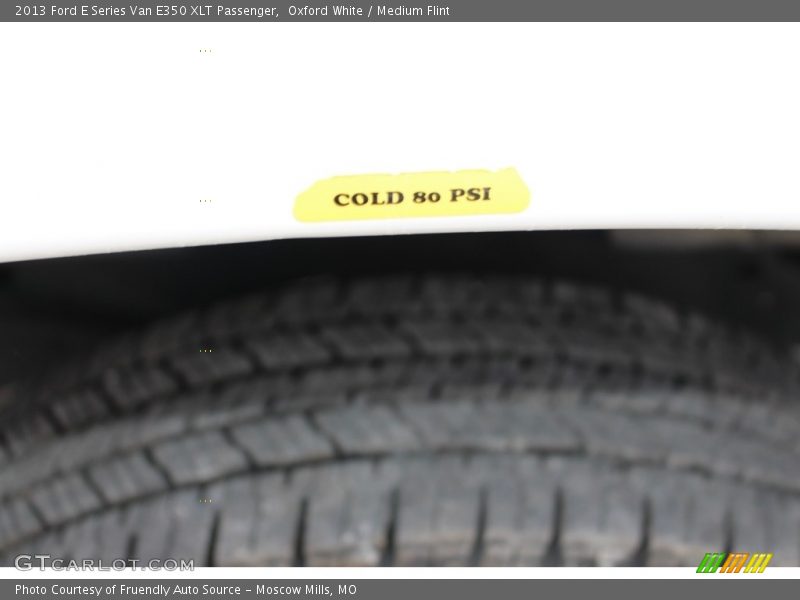Oxford White / Medium Flint 2013 Ford E Series Van E350 XLT Passenger
