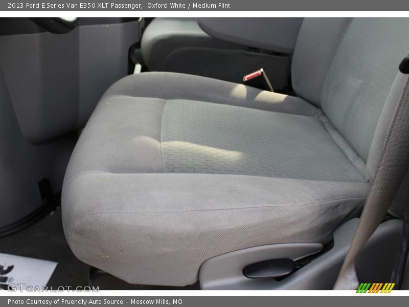 Oxford White / Medium Flint 2013 Ford E Series Van E350 XLT Passenger