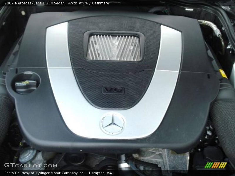 Arctic White / Cashmere 2007 Mercedes-Benz E 350 Sedan