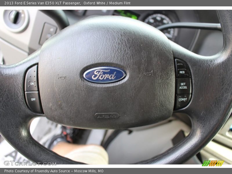 Oxford White / Medium Flint 2013 Ford E Series Van E350 XLT Passenger