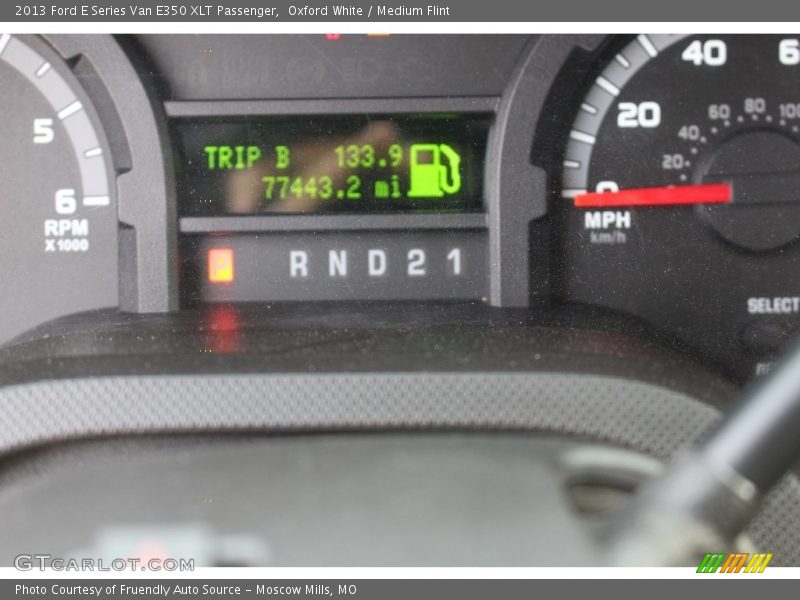 Oxford White / Medium Flint 2013 Ford E Series Van E350 XLT Passenger