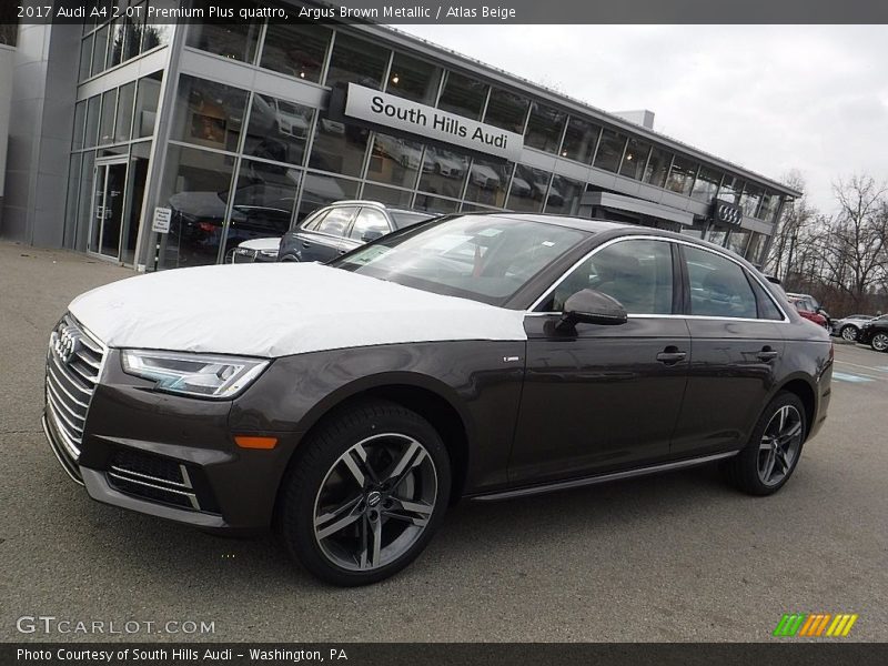 Argus Brown Metallic / Atlas Beige 2017 Audi A4 2.0T Premium Plus quattro