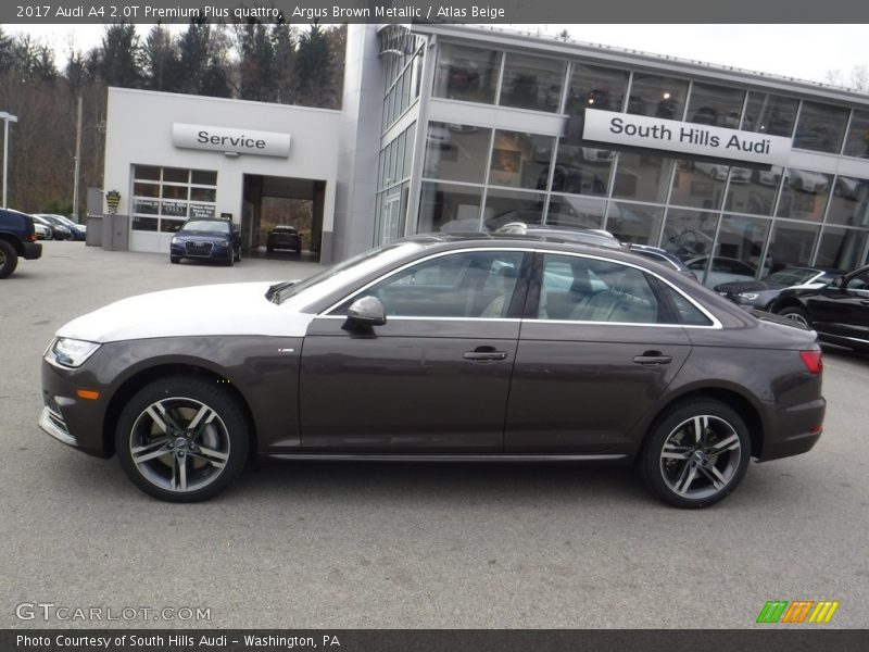 Argus Brown Metallic / Atlas Beige 2017 Audi A4 2.0T Premium Plus quattro