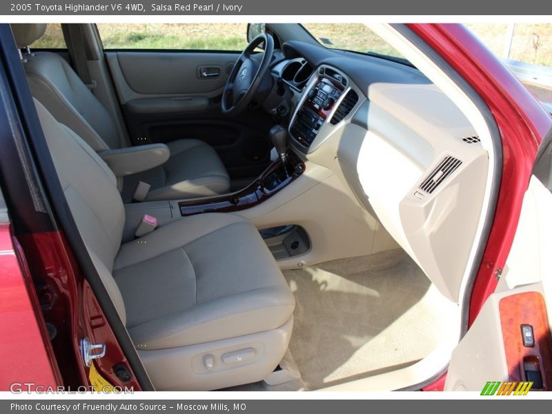 Salsa Red Pearl / Ivory 2005 Toyota Highlander V6 4WD