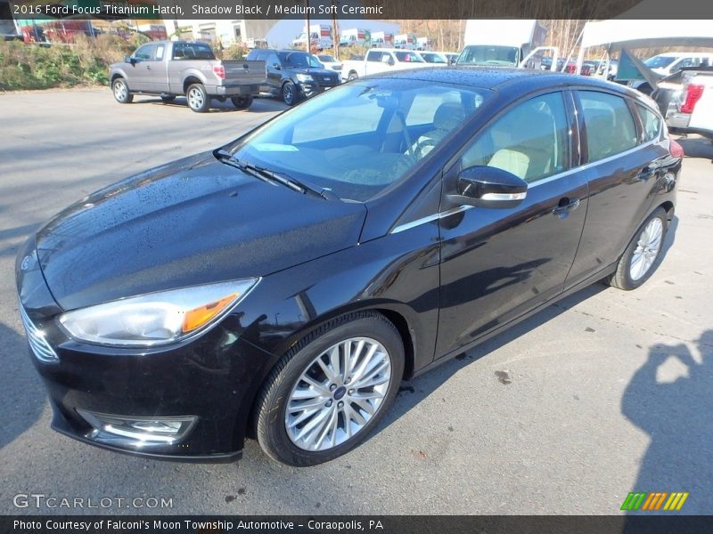 Shadow Black / Medium Soft Ceramic 2016 Ford Focus Titanium Hatch