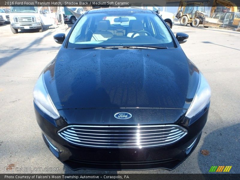 Shadow Black / Medium Soft Ceramic 2016 Ford Focus Titanium Hatch