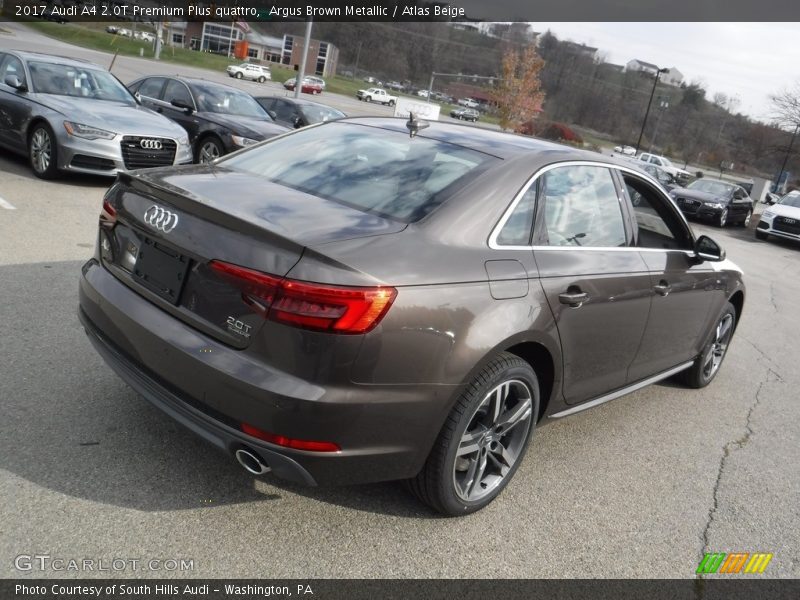 Argus Brown Metallic / Atlas Beige 2017 Audi A4 2.0T Premium Plus quattro