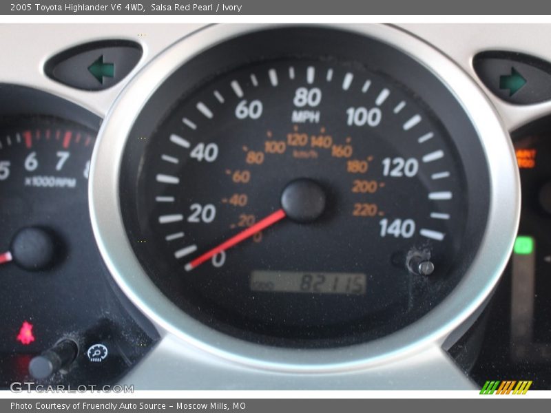 Salsa Red Pearl / Ivory 2005 Toyota Highlander V6 4WD