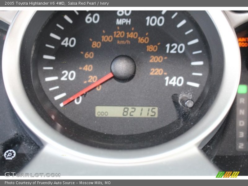 Salsa Red Pearl / Ivory 2005 Toyota Highlander V6 4WD