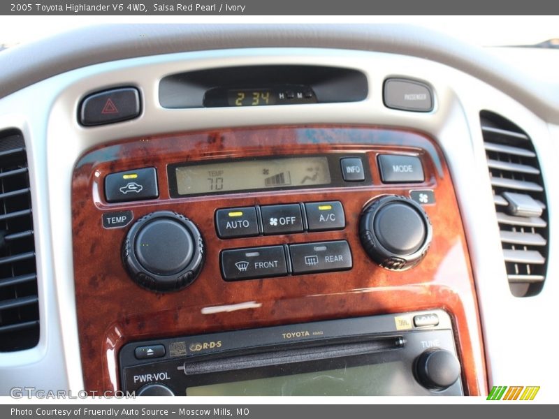 Salsa Red Pearl / Ivory 2005 Toyota Highlander V6 4WD