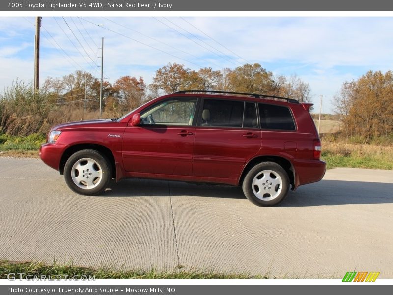 Salsa Red Pearl / Ivory 2005 Toyota Highlander V6 4WD