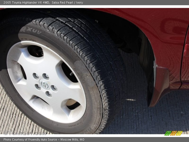 Salsa Red Pearl / Ivory 2005 Toyota Highlander V6 4WD