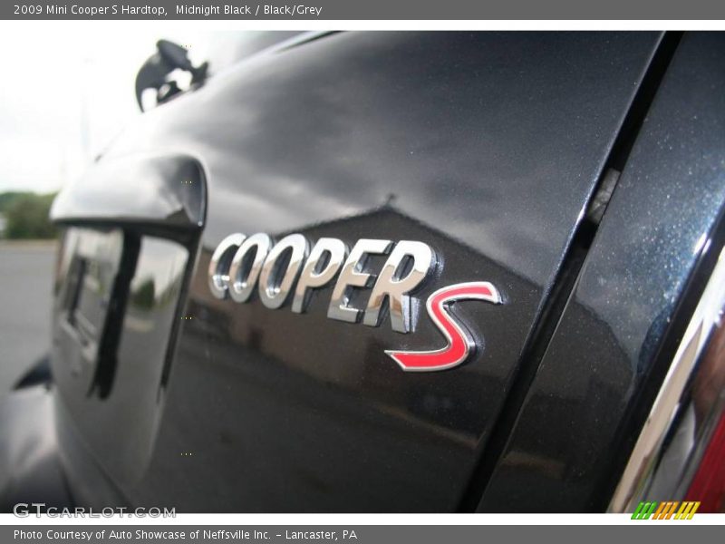 Midnight Black / Black/Grey 2009 Mini Cooper S Hardtop