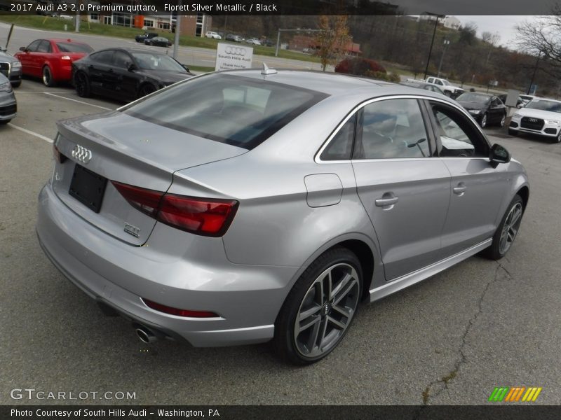 Florett Silver Metallic / Black 2017 Audi A3 2.0 Premium quttaro
